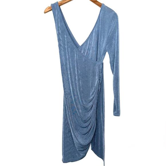 NWT Bump Biddy Maternity Sash One Sleeve Dress Size Small - Picture 9 of 12